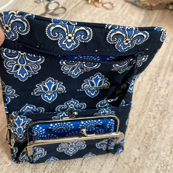 Vera Bradley TriFold Wallet Card Holder Calypso Pattern Retired 2009 Coin Purse - Picture 5 of 8